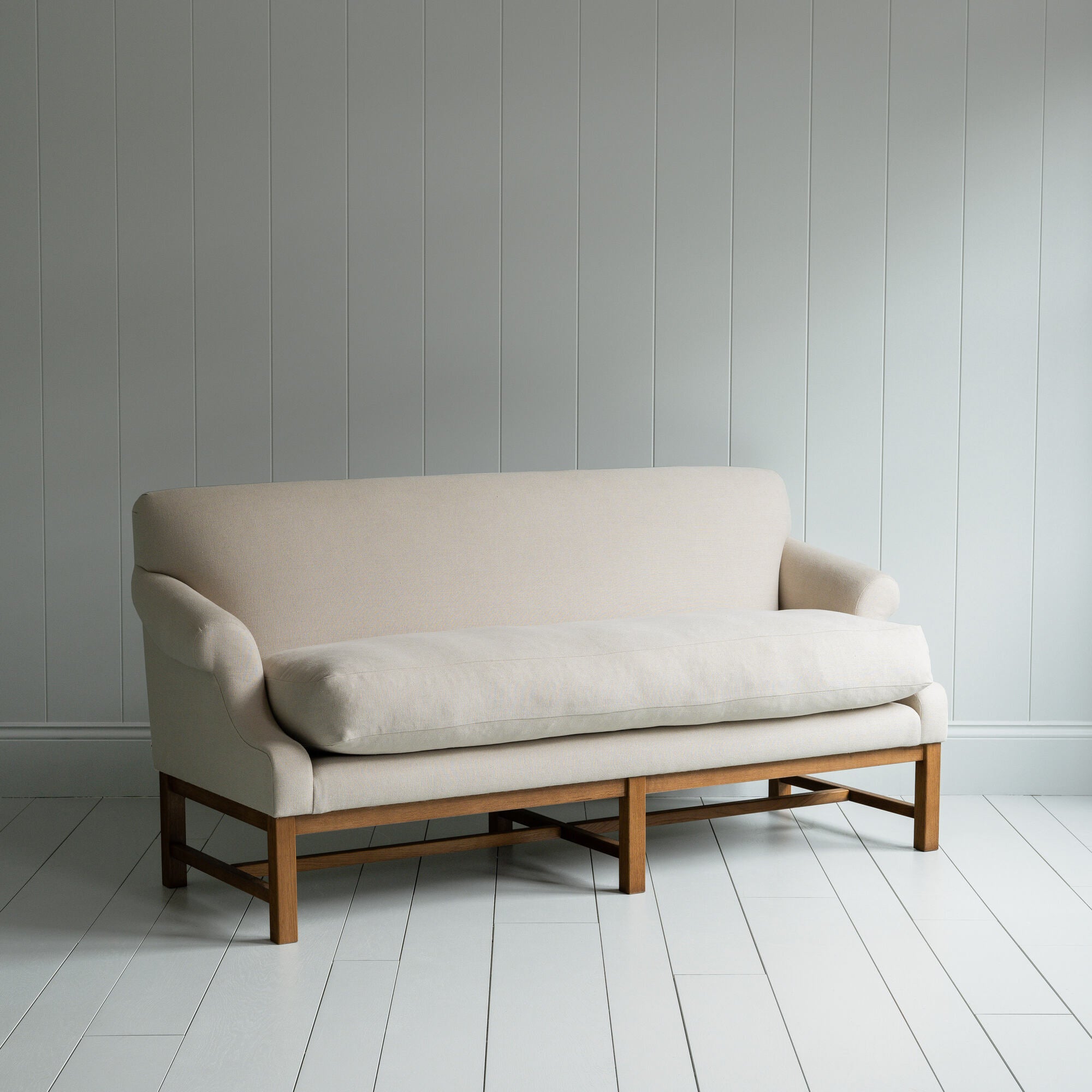 Bench with back slipcover sale