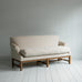 image of Front Row 3 Seater Upholstered Bench in Laidback Linen Dove