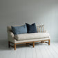 Front Row 3 Seater Upholstered Bench in Laidback Linen Dove