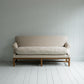 Front Row 3 Seater Upholstered Bench in Laidback Linen Dove