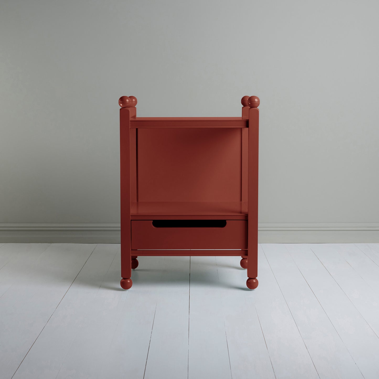 Slumber Bedside Table, Berry Red