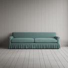 Curtain Call 4 Seater Sofa in Laidback Linen Cerulean