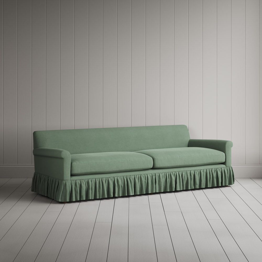 Curtain Call 4 Seater Sofa in Laidback Linen Moss
