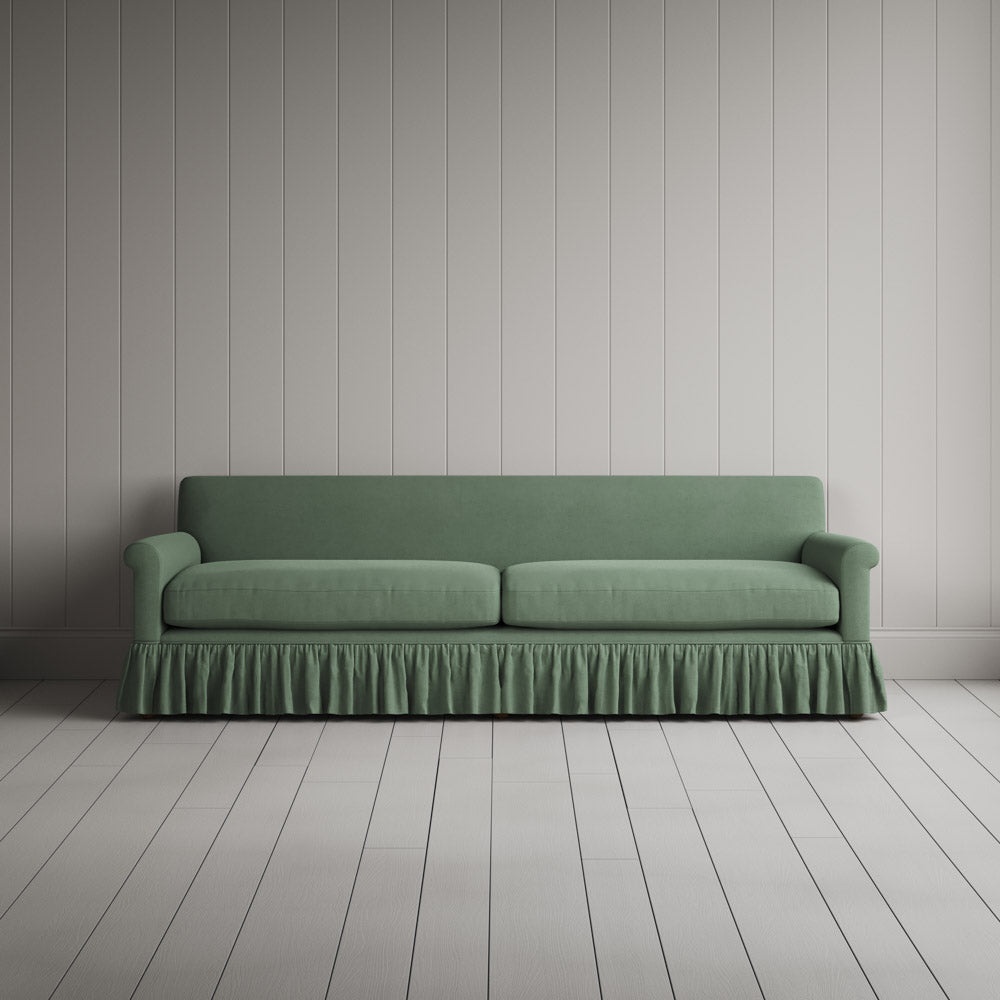  Curtain Call 4 Seater Sofa in Laidback Linen Moss 