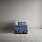 Curtain Call 4 Seater Sofa in Well Plaid Cotton, Blue Brown
