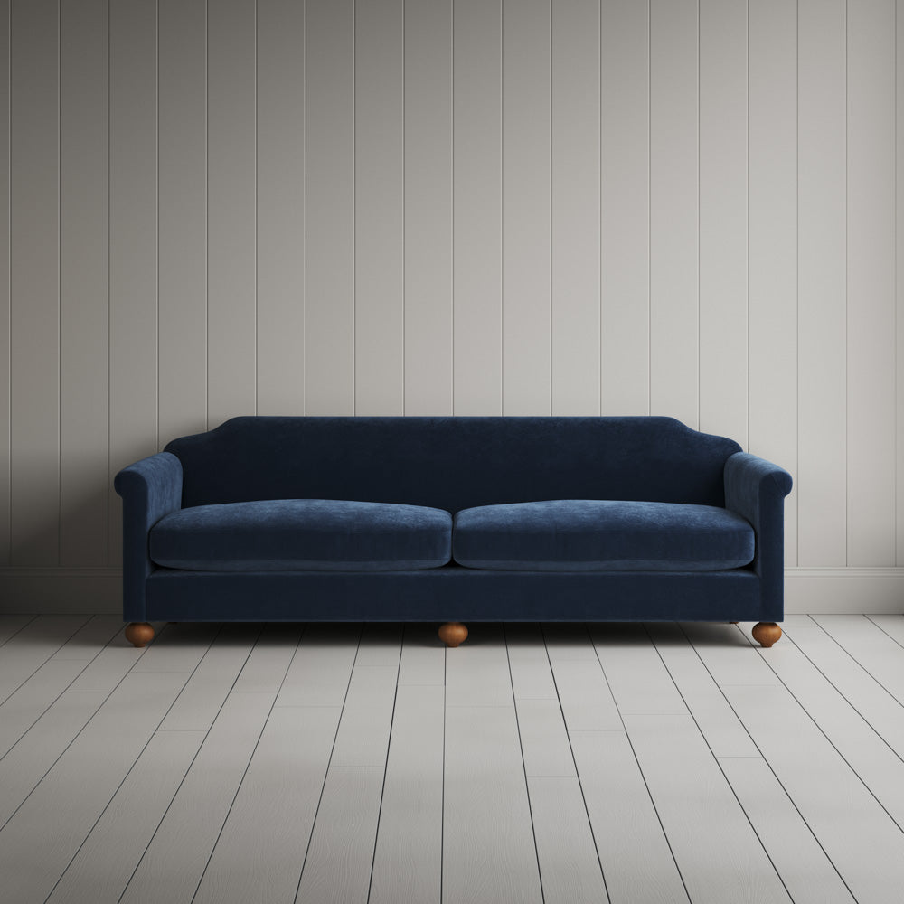  Dolittle 4 seater sofa in Classic Corduroy Dark Blue - NiX by Nicola Harding & Co. 