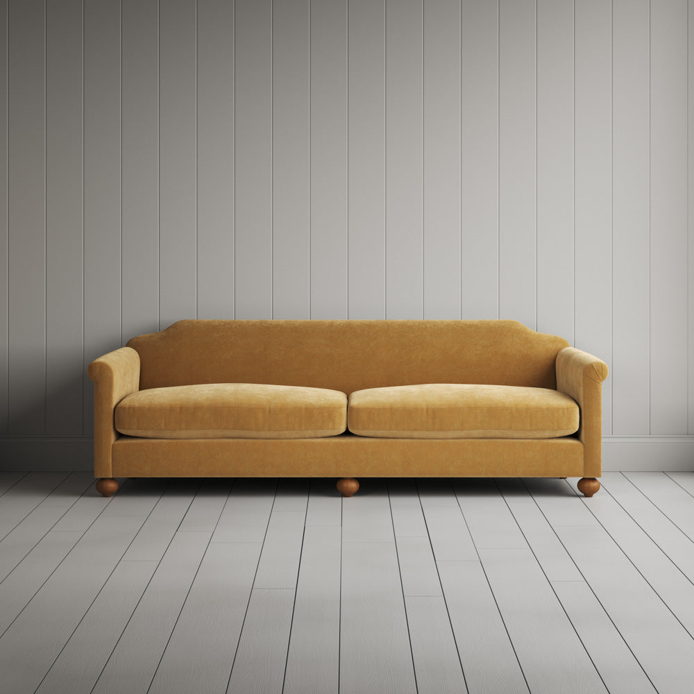  Front View of Dolittle 4 seater sofa in Classic Corduroy Wheat 