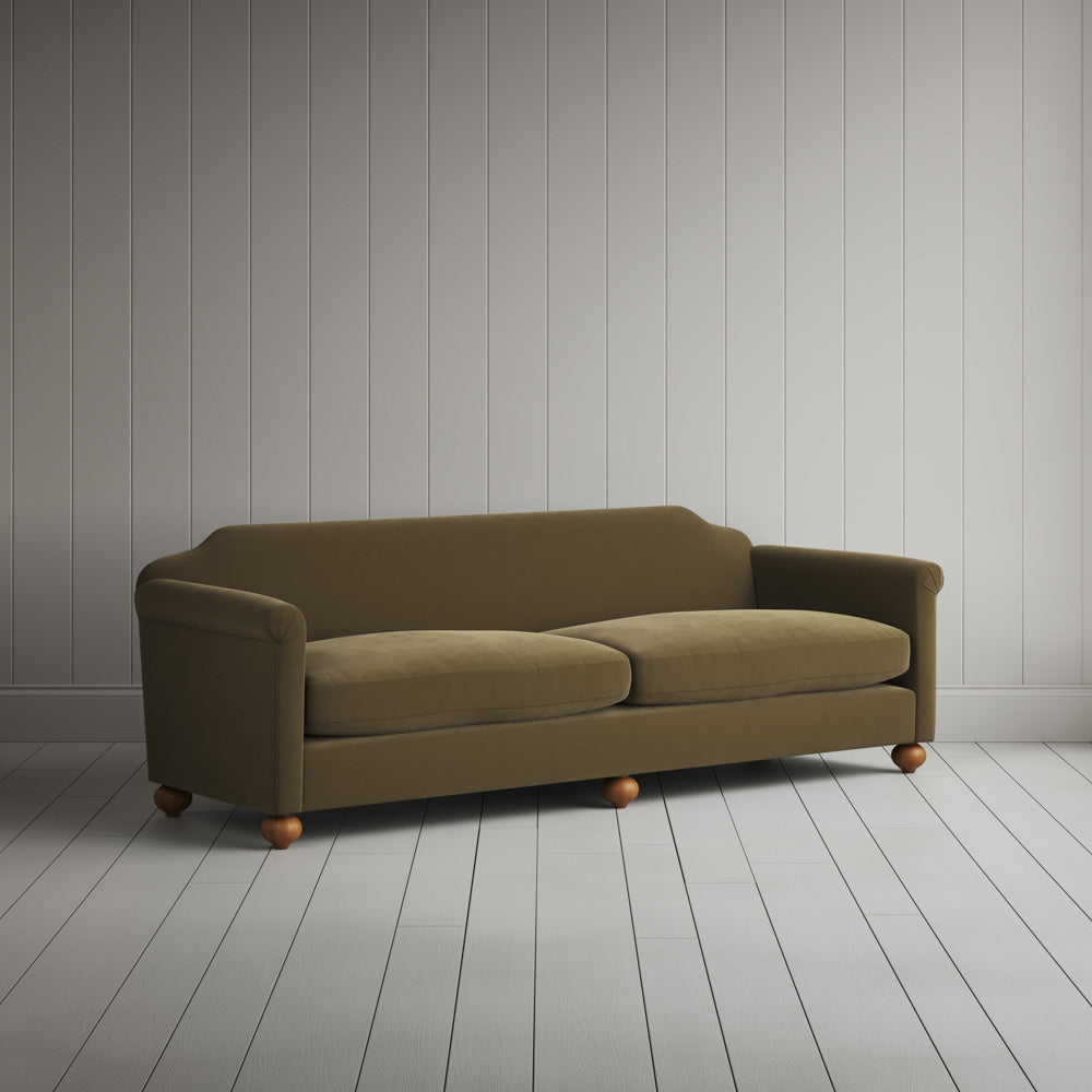  Dolittle 4 seater Sofa in Intelligent Velvet Sepia 