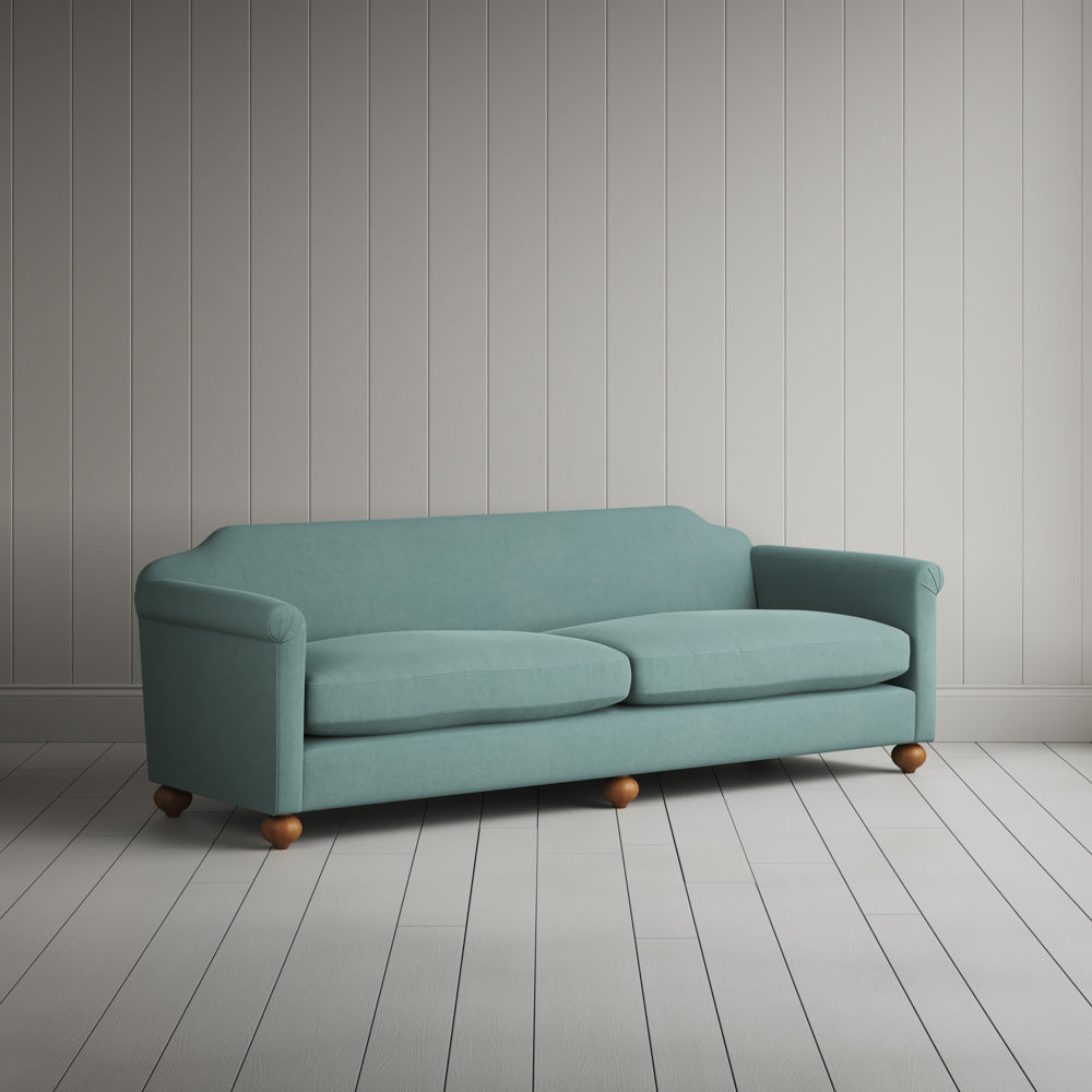  Dolittle 4 seater Sofa in Laidback Linen Cerulean 