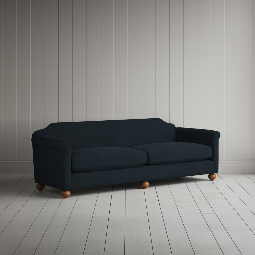  Dolittle 4 seater Sofa in Laidback Linen Midnight 
