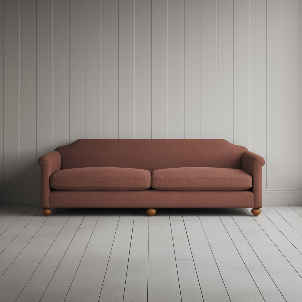  Dolittle 4 seater Sofa in Laidback Linen Sweet Briar 