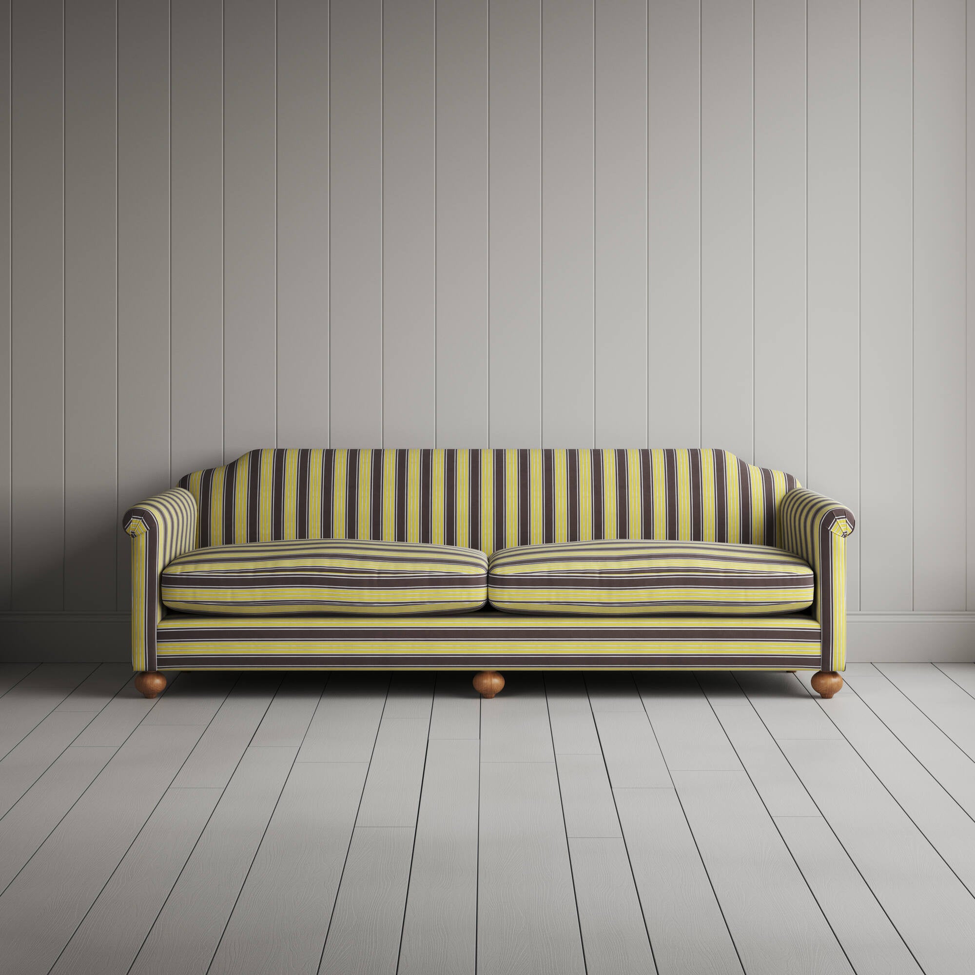  Dolittle 4 Seater Sofa in Regatta Cotton, Custard 