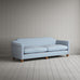 image of Dolittle 4 Seater Sofa in Slow Lane Cotton Linen, Blue
