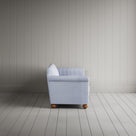 Dolittle 4 Seater Sofa in Ticking Cotton, Aqua Brown