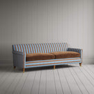 Angled view of the Regatta Blue Idler sofa by NiX