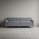 Idler 4 Seater Sofa in Regatta Cotton, Blue