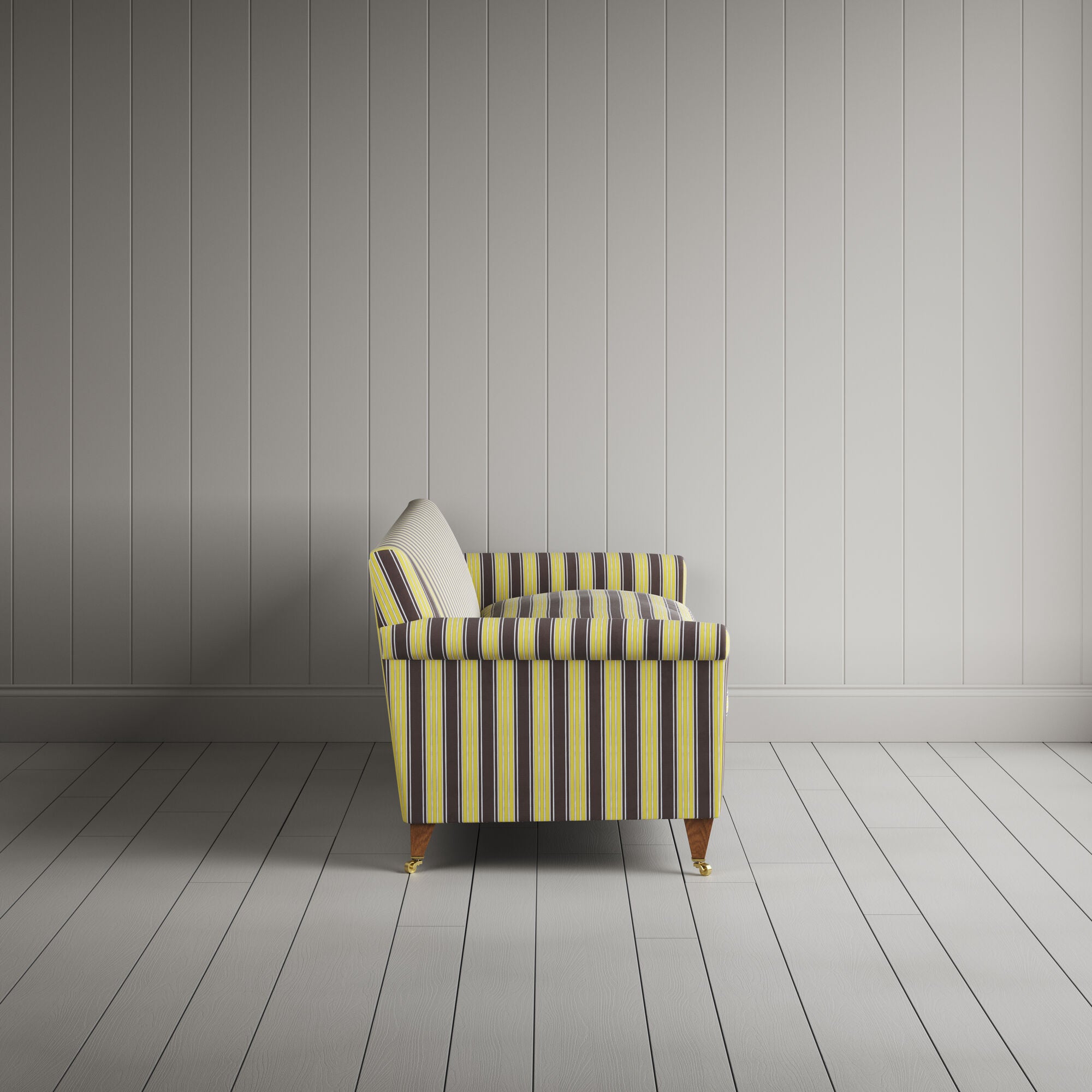  Idler 4 Seater Sofa in Regatta Cotton, Custard 