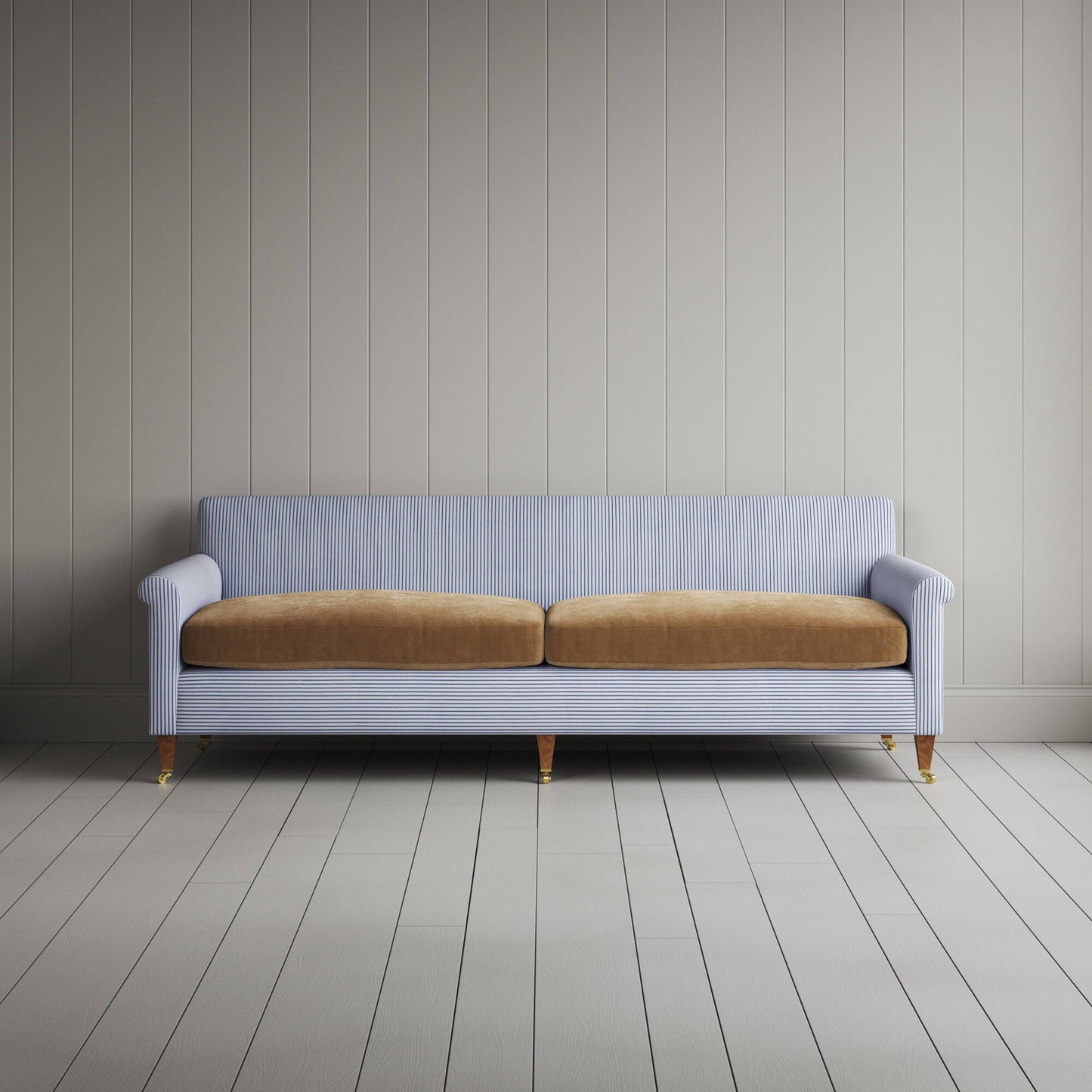 Front view of the Idler 4 seater sofa by NiX