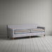 image of Idler 4 Seater Sofa in Ticking Blue Brown Frame and Regatta Blue Seat
