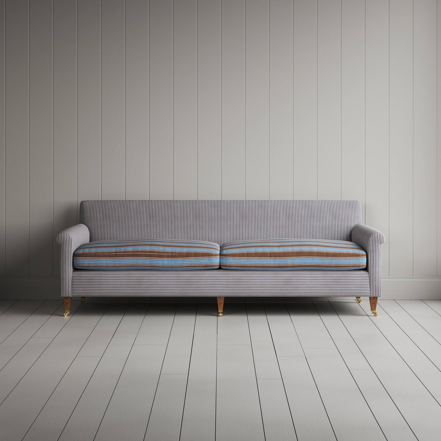 Front view of the Idler 4 seater sofa by NiX