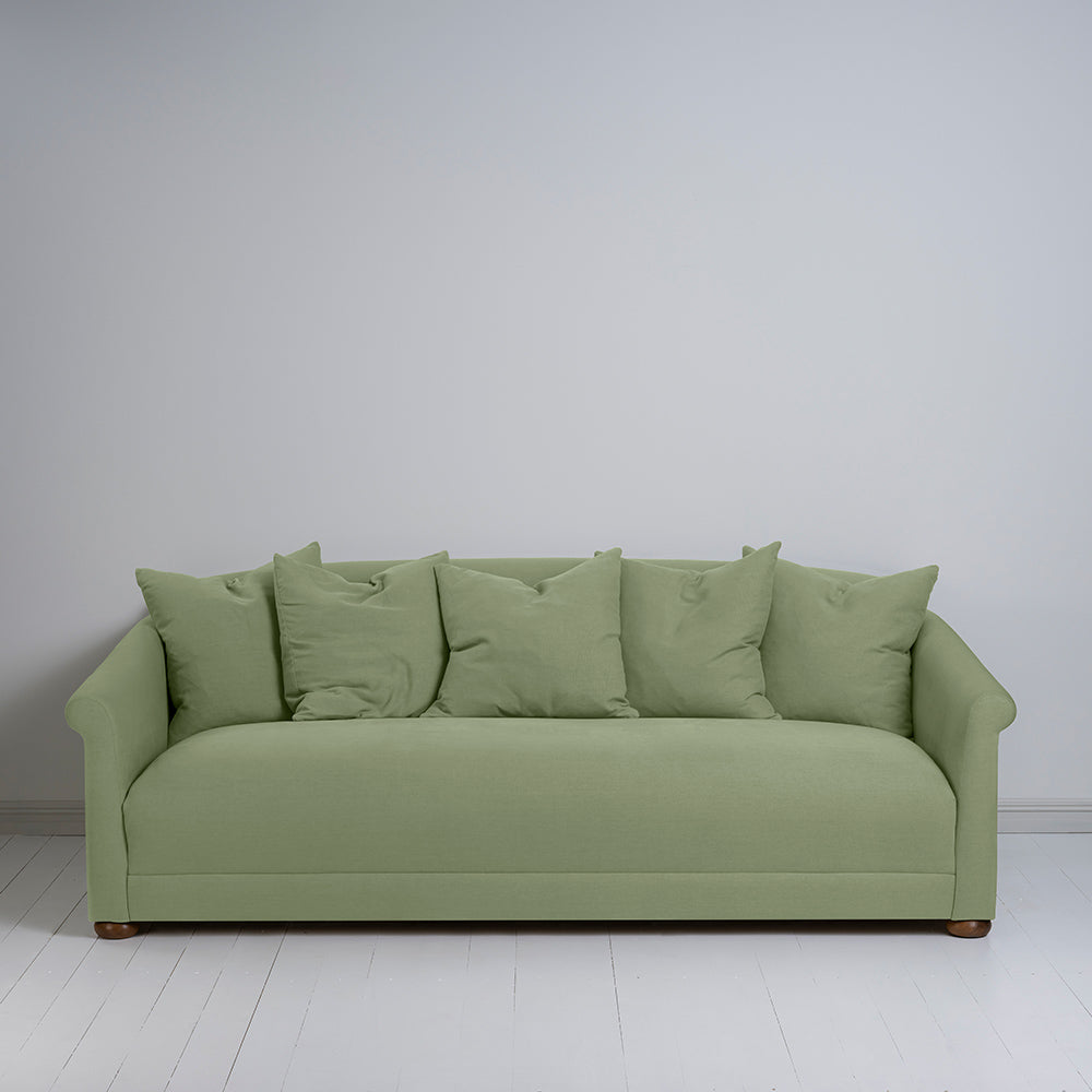  More the Merrier 4 seater sofa in Laidback Linen Moss - Nicola Harding 