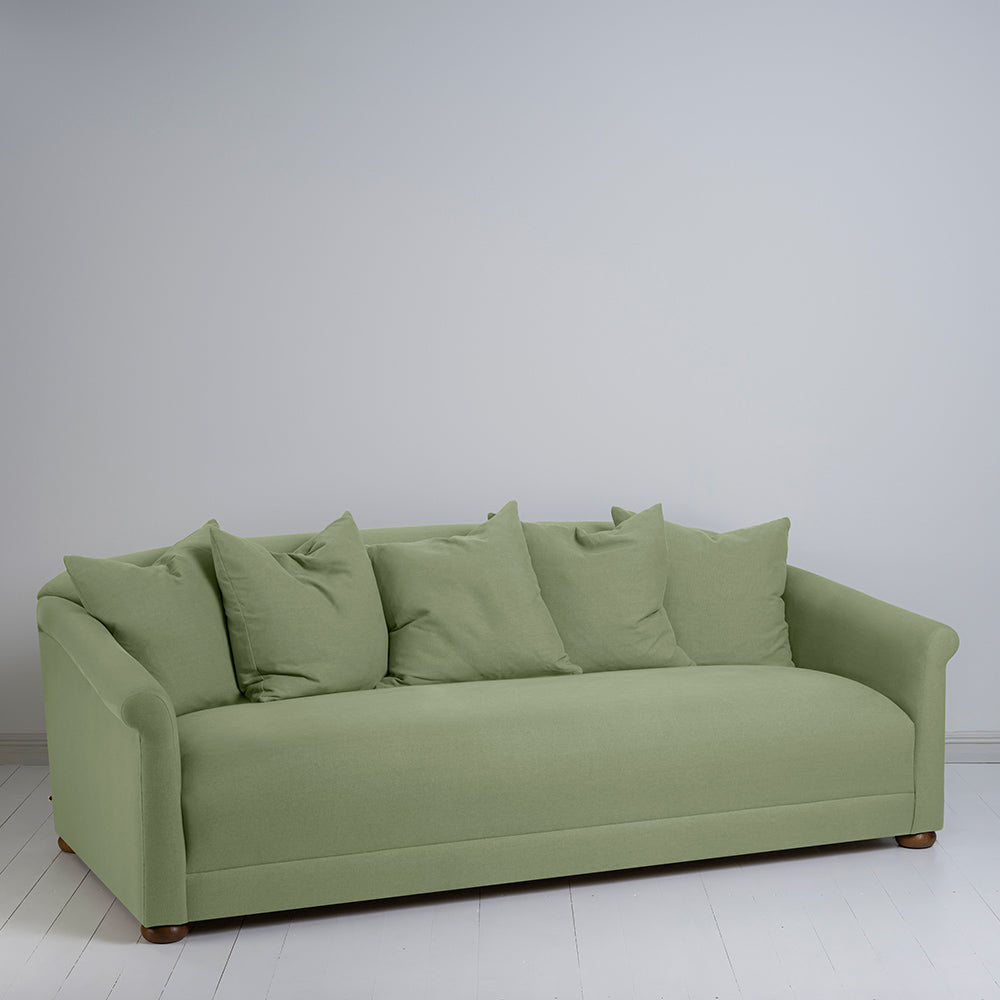  More the Merrier 4 seater sofa in Laidback Linen Moss - Nicola Harding 