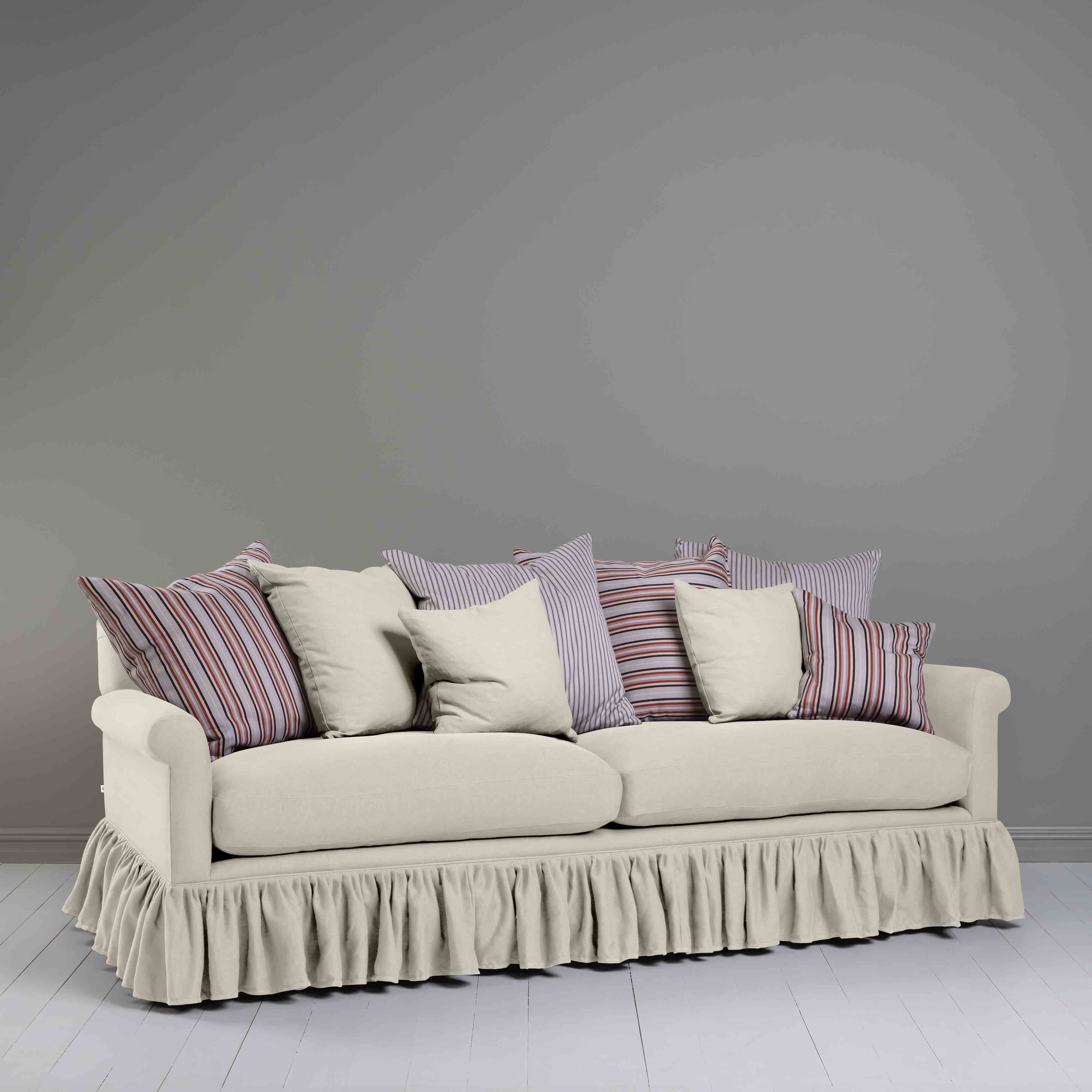  Curtain Call 4 Seater Sofa in Laidback Linen Dove 