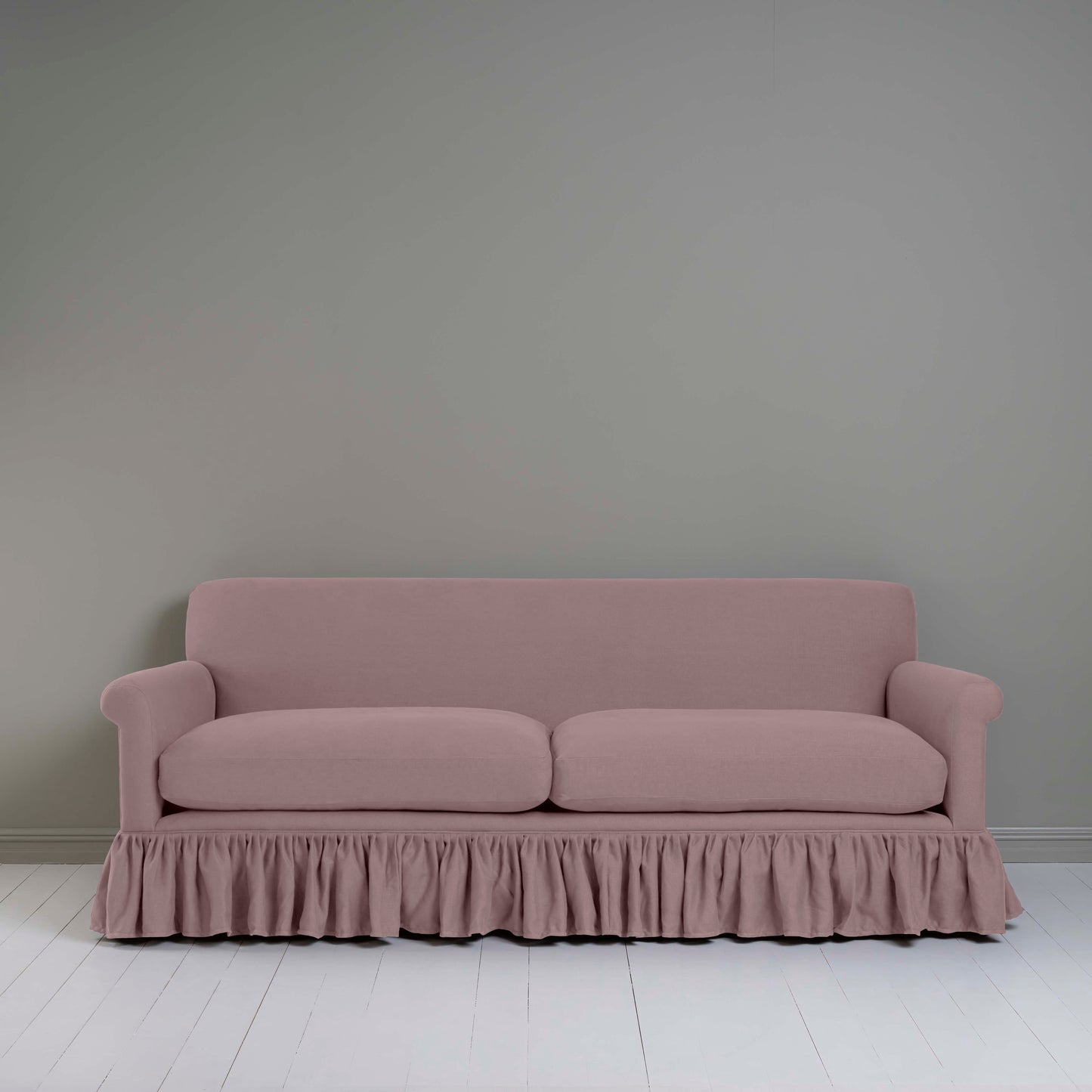 Curtain Call 4 Seater Sofa in Laidback Linen Heather - Nicola Harding