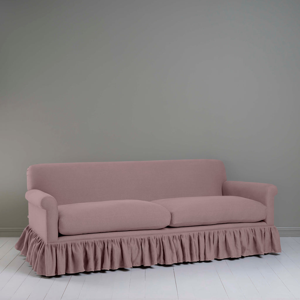  Curtain Call 4 Seater Sofa in Laidback Linen Heather - Nicola Harding 