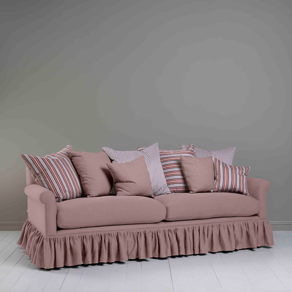  Curtain Call 4 Seater Sofa in Laidback Linen Heather - Nicola Harding 