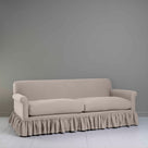  Curtain Call 4 Seater Sofa in Laidback Linen Pearl Grey - Nicola Harding 