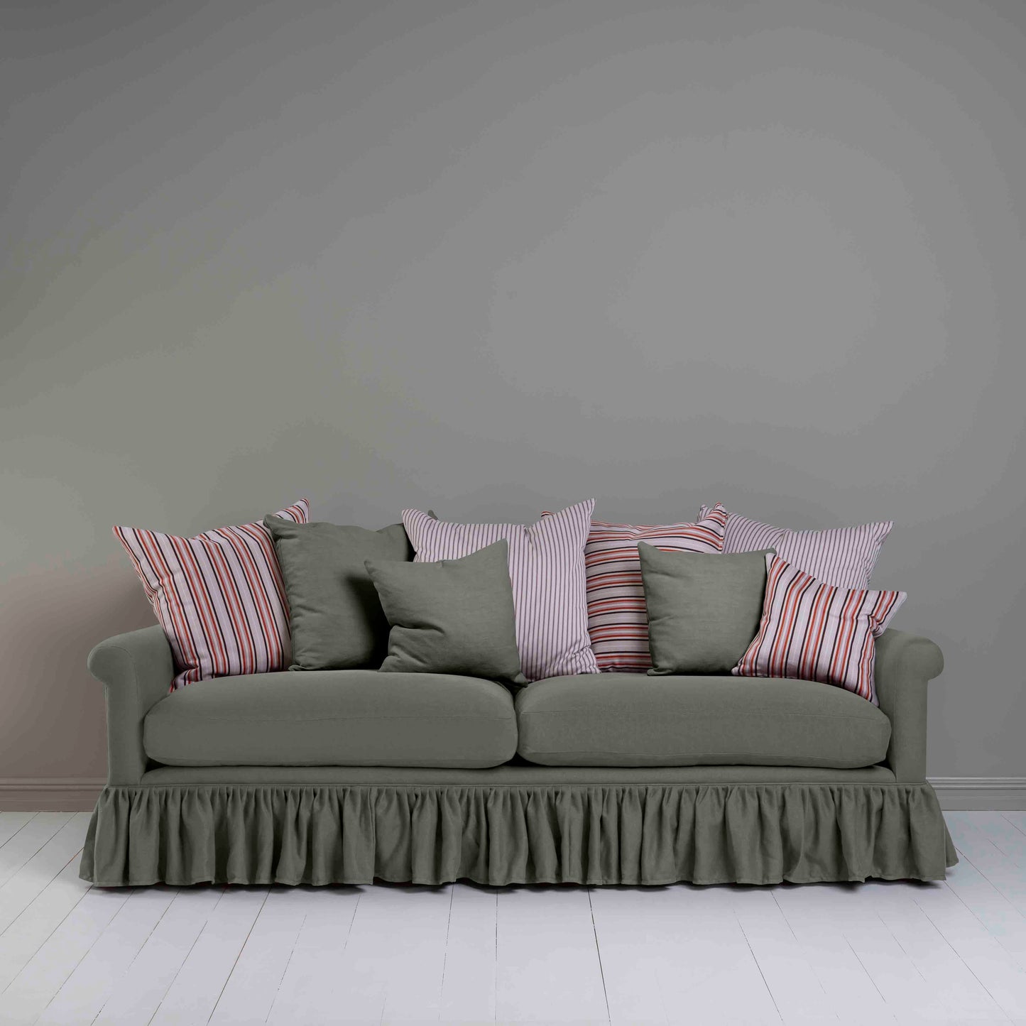 Curtain Call 4 Seater Sofa in Laidback Linen Shadow