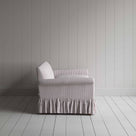  Curtain Call 4 Seater Sofa in Ticking Cotton, Berry, Side View - Nicola Harding 