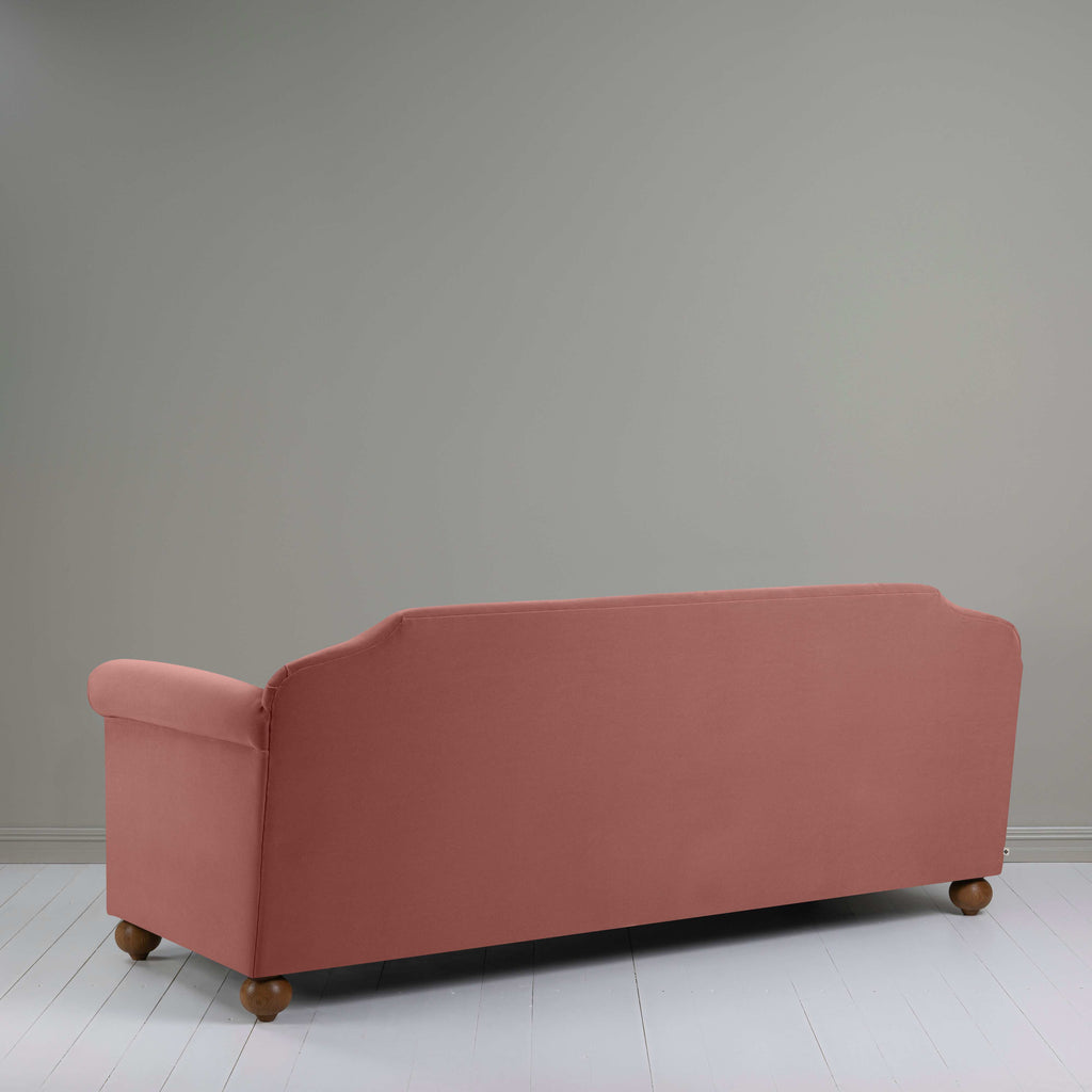  Dolittle 4 seater Sofa in Intelligent Velvet Damson, Back View - Nicola Harding 