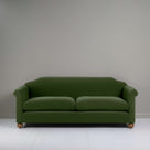  Dolittle 4 seater Sofa in Intelligent Velvet Juniper, Front View - Nicola Harding 