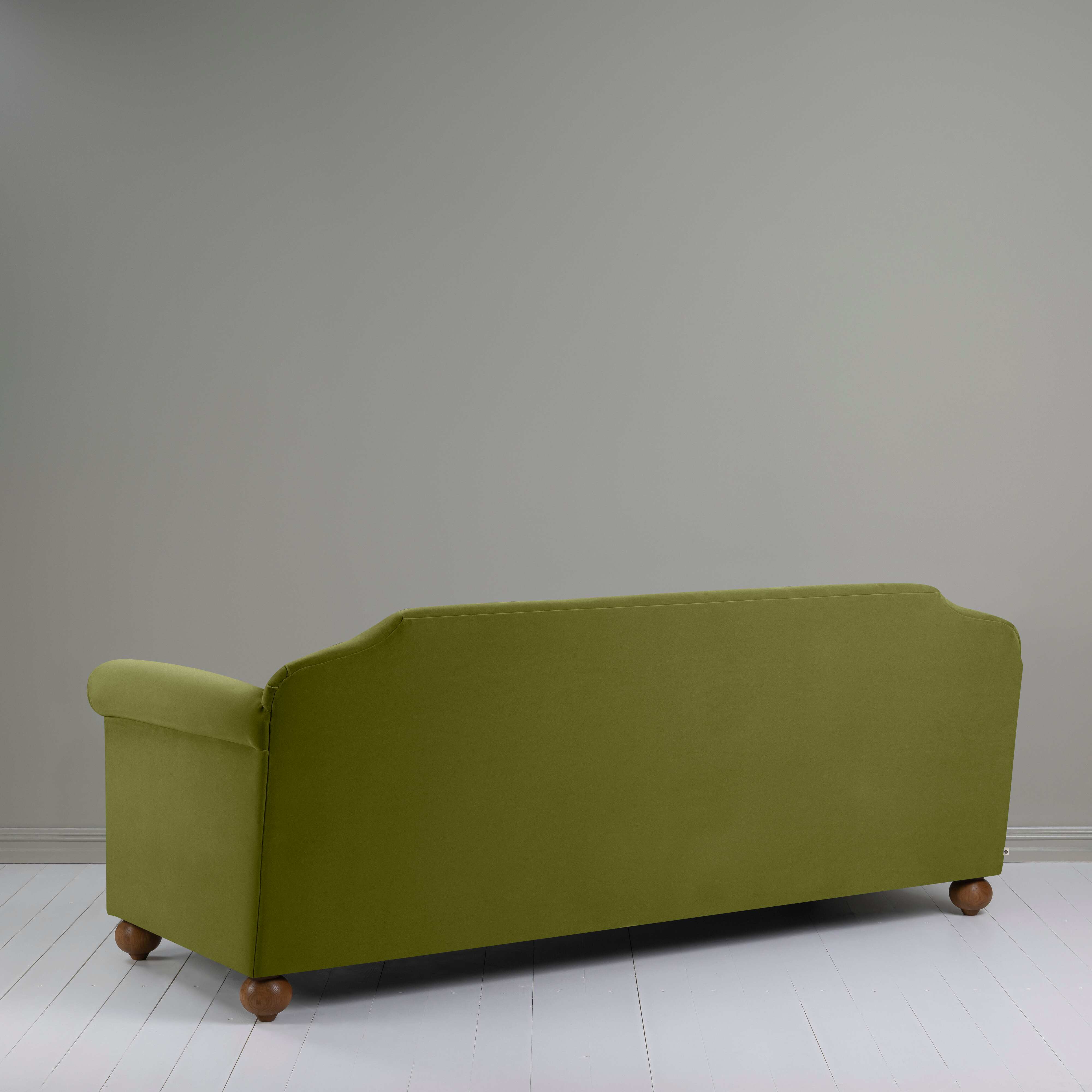  Dolittle 4 seater Sofa in Intelligent Velvet Lawn - Nicola Harding 