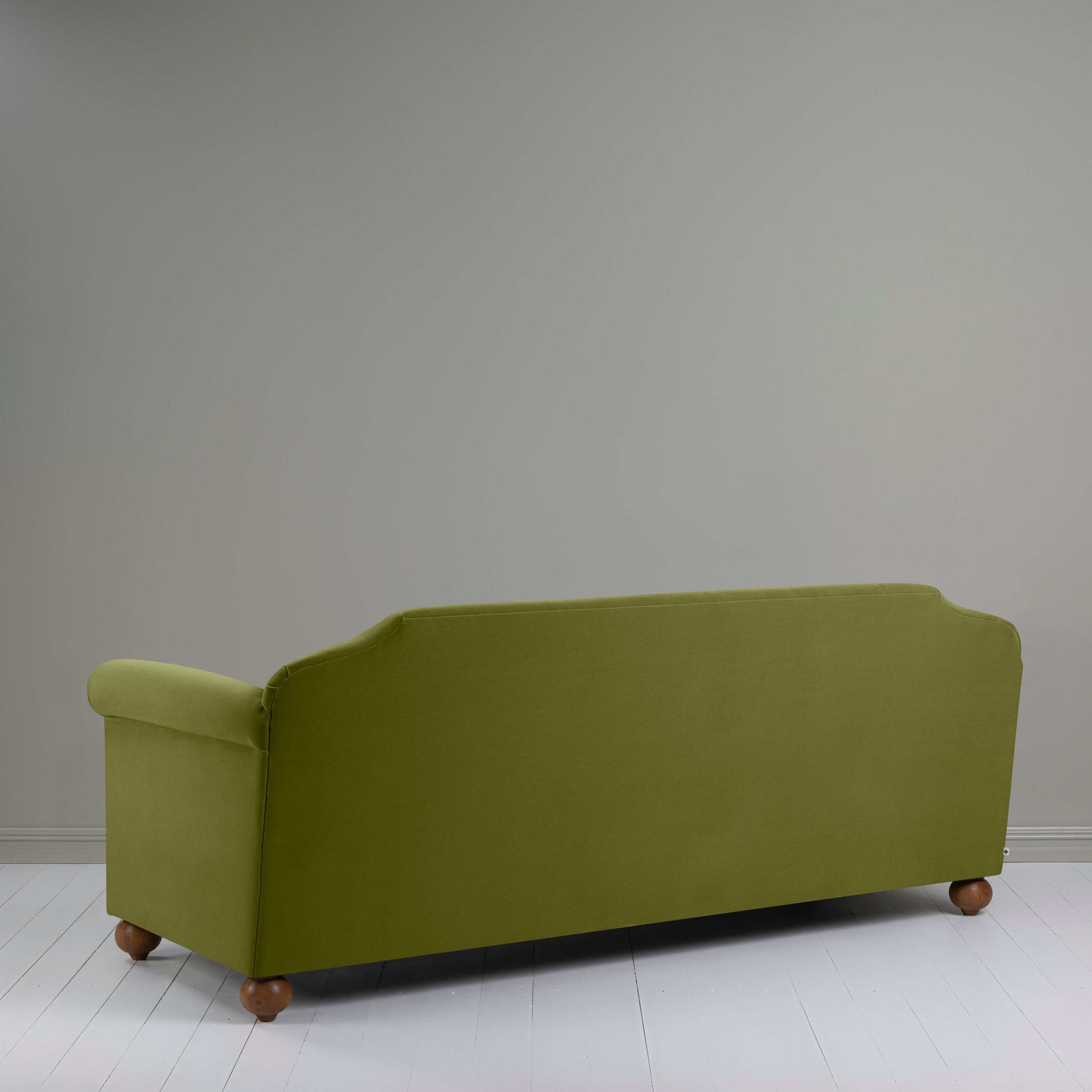 Dolittle 4 seater Sofa in Intelligent Velvet Lawn - Nicola Harding