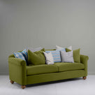  Dolittle 4 seater Sofa in Intelligent Velvet Lawn, With Multiple NiX Square and Rectangle Cushions - Nicola Harding 