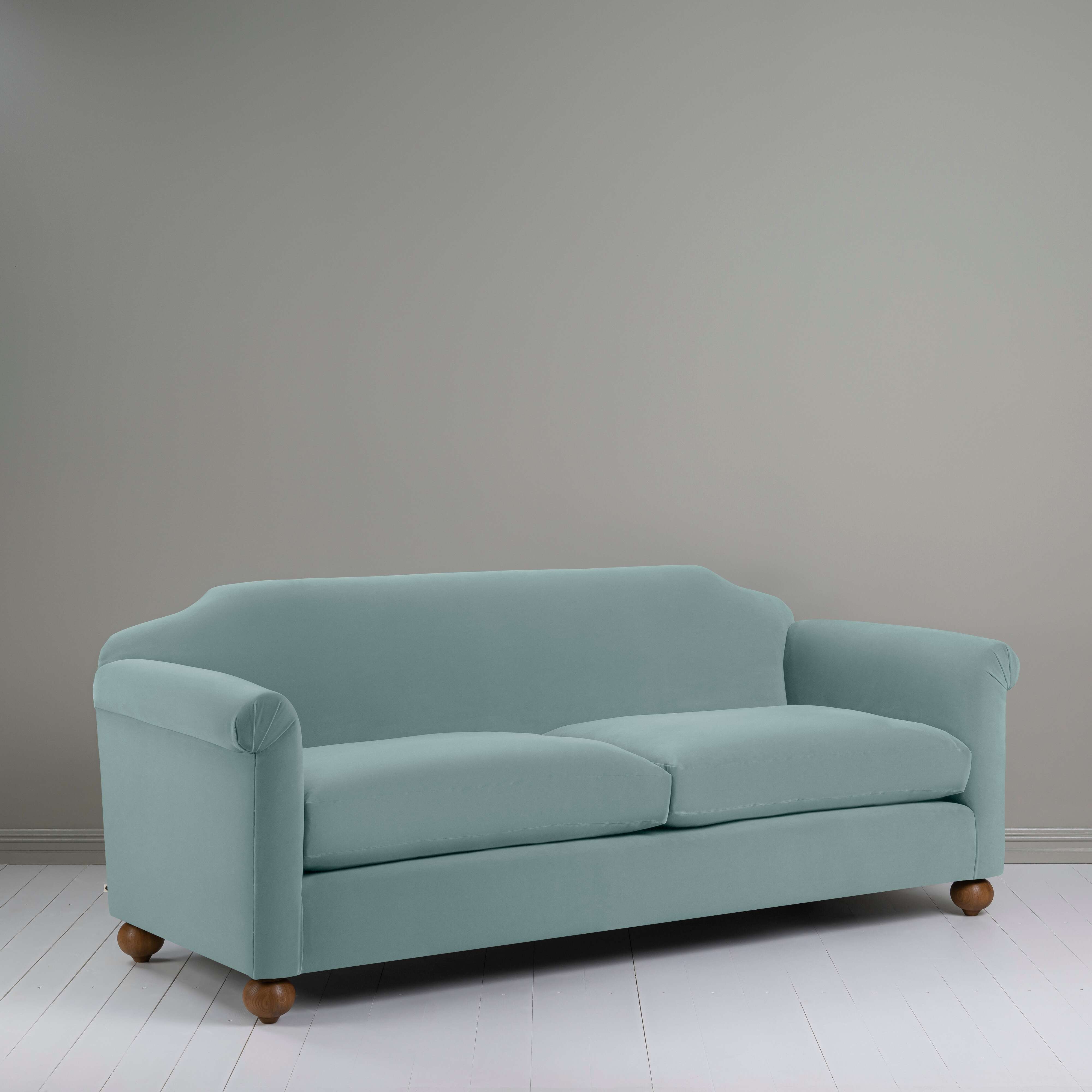  Dolittle 4 seater Sofa in Intelligent Velvet Mineral - Nicola Harding 