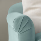  Dolittle 4 seater Sofa in Intelligent Velvet Mineral, Arm Design Closeup - Nicola Harding 