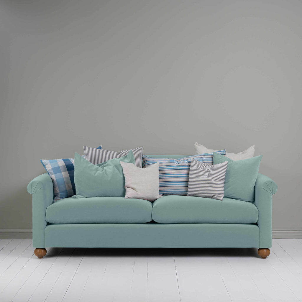  Dolittle 4 seater Sofa in Intelligent Velvet Mineral - Nicola Harding 