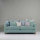  Dolittle 4 seater Sofa in Intelligent Velvet Mineral, With Eight NiX Special Cushions - Nicola Harding 