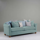  Dolittle 4 seater Sofa in Intelligent Velvet Mineral, With NiX Aesthetic Cushions - Nicola Harding 