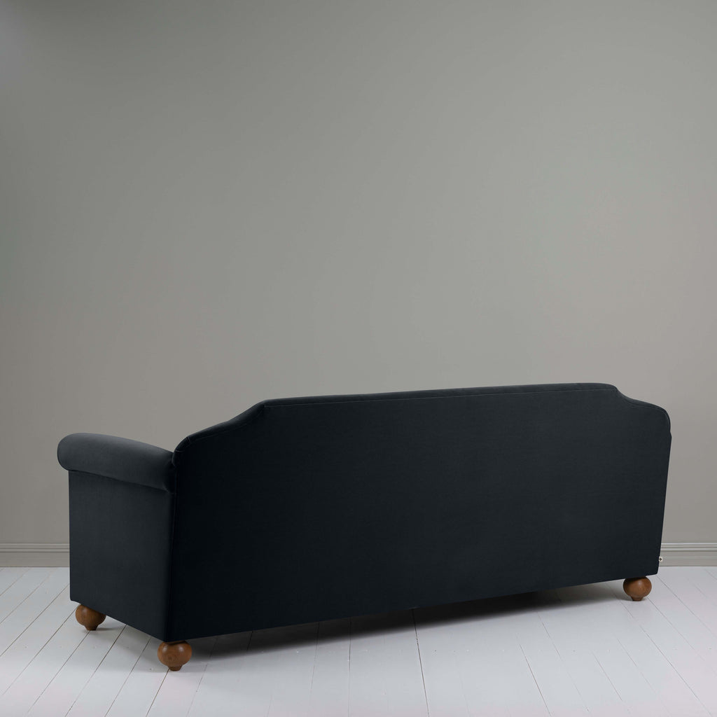  Dolittle 4 seater Sofa in Intelligent Velvet Onyx - Nicola Harding 