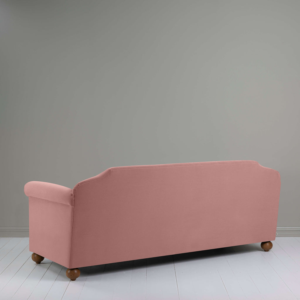  Dolittle 4 seater Sofa in Intelligent Velvet Rose, Back View - Nicola Harding 