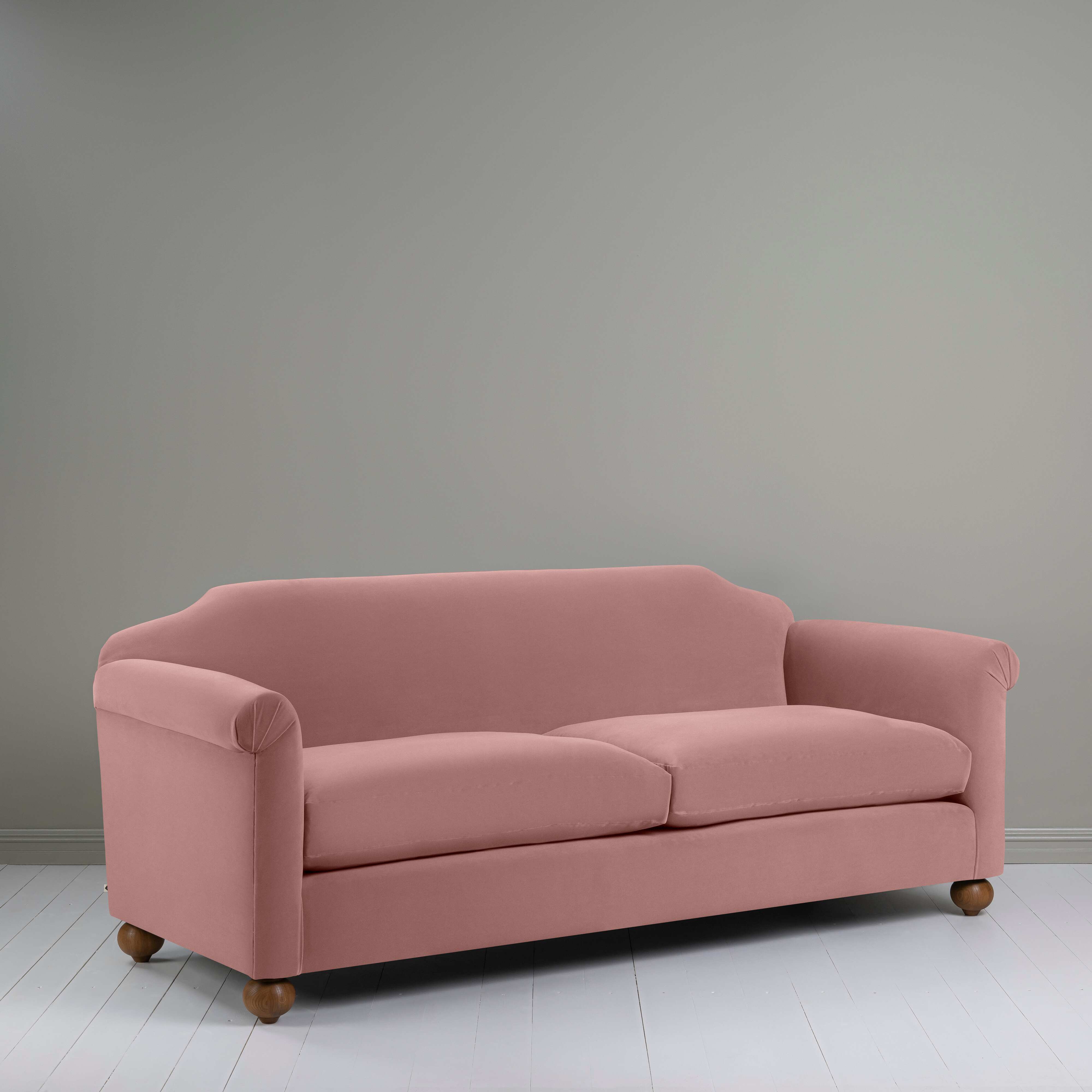  Dolittle 4 seater Sofa in Intelligent Velvet Rose - Nicola Harding 