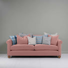  Dolittle 4 seater Sofa in Intelligent Velvet Rose, With Eight NIX Special Cushions - Nicola Harding 