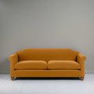  Dolittle 4 seater Sofa in Intelligent Velvet Spice, Front View - Nicola Harding 