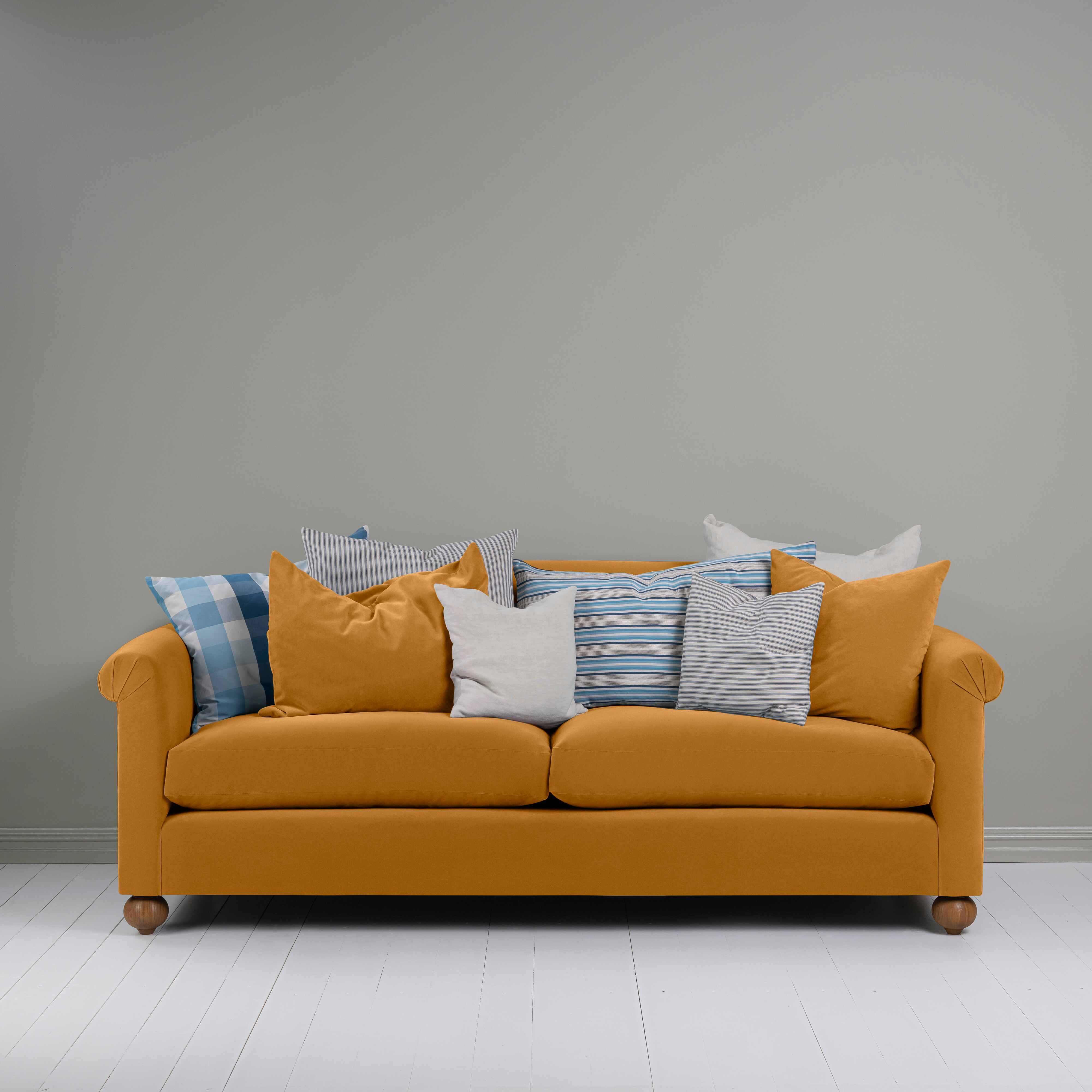  Dolittle 4 seater Sofa in Intelligent Velvet Spice - Nicola Harding 