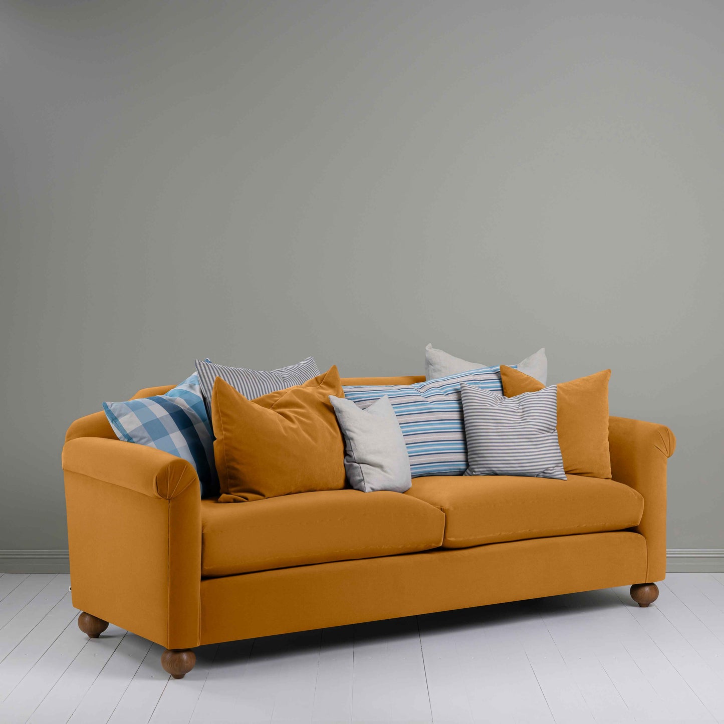 Dolittle 4 seater Sofa in Intelligent Velvet Spice - Nicola Harding